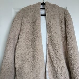 Fluffy Teddy Reversible Hooded Jacket
